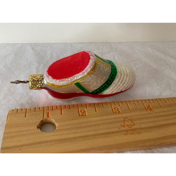 Inge Glas Athletic Shoe Christmas Ornament Germany Glass - Picture 4 of 5